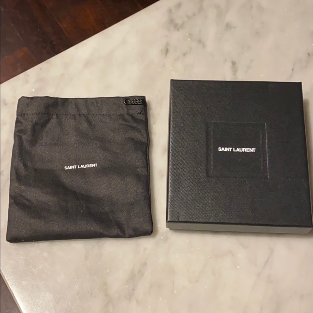 Saint Laurent large jewelry box and bag